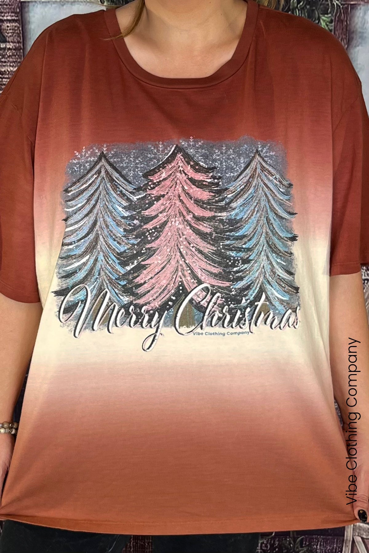 Shaggy Trees Graphic Top by Vibe Clothing